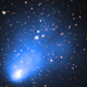 Illustration for article titled Super-fat galaxy cluster confirms existence of dark matter and dark energy